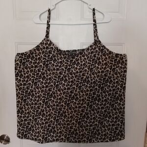 Animal print tank top